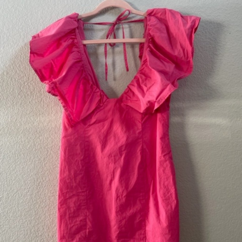 Lelis collection, pink dress, size small, (4)